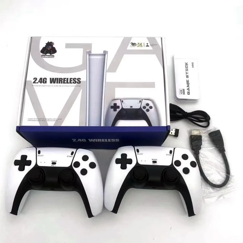 Game Stick Pro™ – O Console Retrô com Milhares de Jogos Clássicos