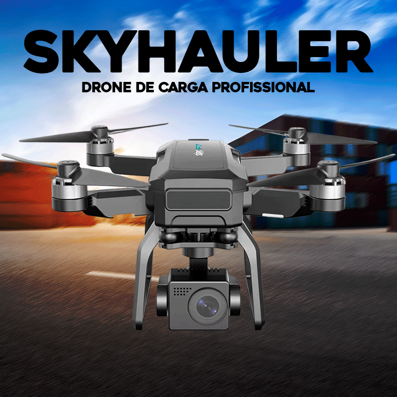 Drone Profissional com Suporte de Ate 5Kg Com Câmera 4K Wifi e Gps | SkyHauler