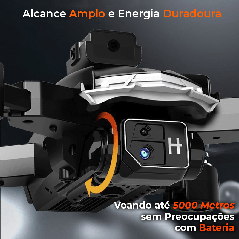 Drone Profissional com Câmeras Duplas 4K Full HD GPS e Wifi | Turus