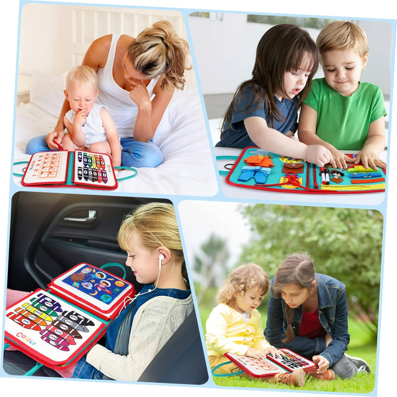 Brinquedos de Viagem Crianças Sensoriais Montessori 1-4 Anos Educação Desenvolvimento