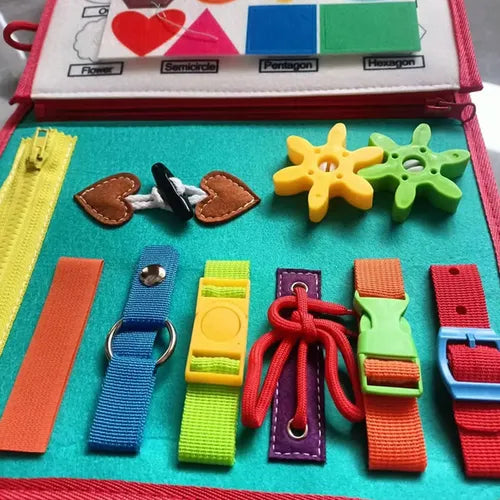 Brinquedos de Viagem Crianças Sensoriais Montessori 1-4 Anos Educação Desenvolvimento