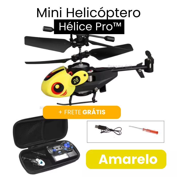 Mini Helicóptero Hélice Pro™ - Ganhe o dobro de diversão (Compre 1 Leve2)