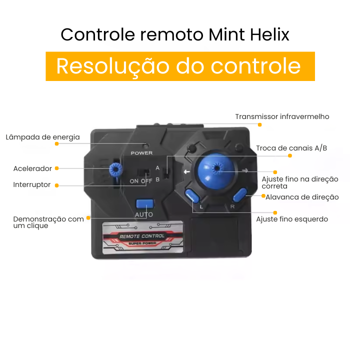 Mini Helicóptero Hélice Pro™ - Ganhe o dobro de diversão (Compre 1 Leve2)