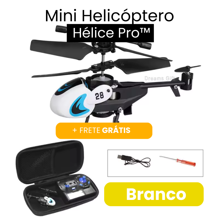 Mini Helicóptero Hélice Pro™ - Ganhe o dobro de diversão (Compre 1 Leve2)