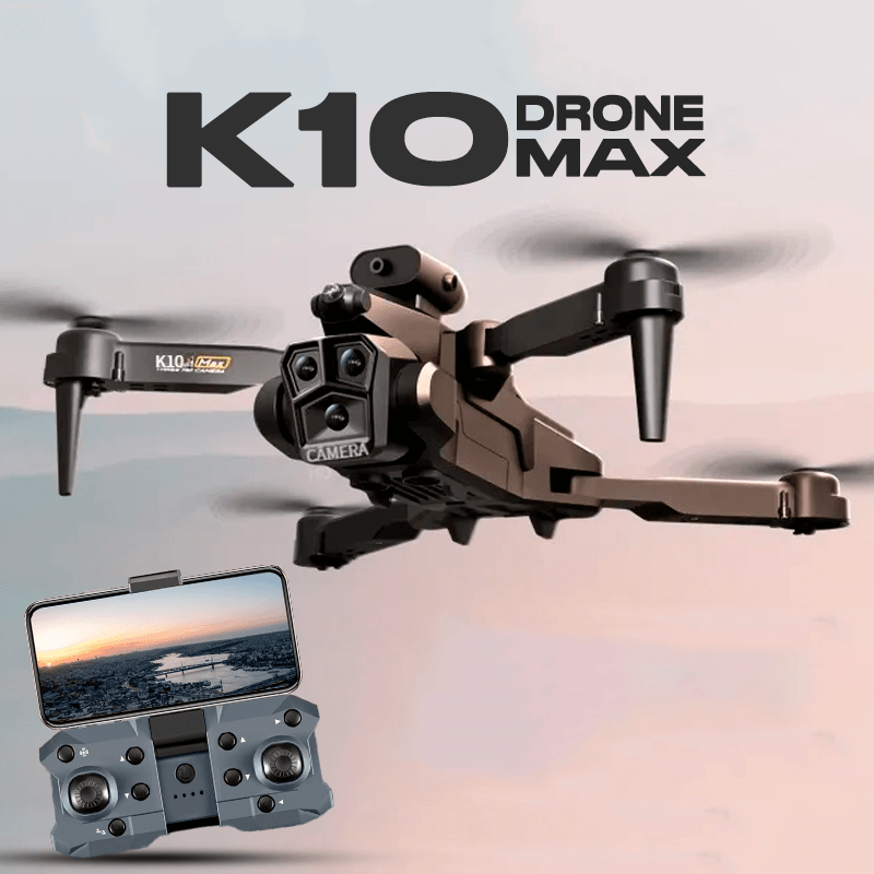 Drone Profissional com Câmera em 8K Ultra HD com Gps Wifi e Desvio Automático | K10 Max 2.0