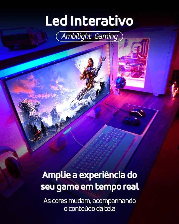 Fita de Led Inteligente Para TV e Monitores AMBILED - TV/Gamer/Cama