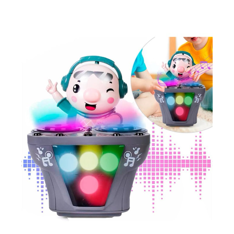 brinquedo musical porquinho dj dançante com luzes, som e anda sozinho|envio imediato