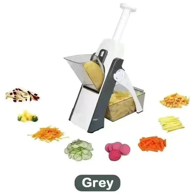Cortador CehfMax Multifuncional 5 em 1 - Cortador e Fatiador de Legumes Manual 5 em 1