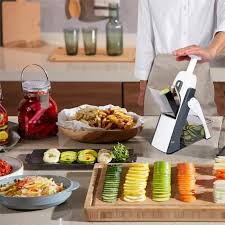 Cortador CehfMax Multifuncional 5 em 1 - Cortador e Fatiador de Legumes Manual 5 em 1