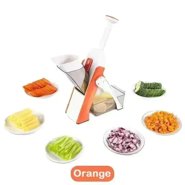 Cortador CehfMax Multifuncional 5 em 1 - Cortador e Fatiador de Legumes Manual 5 em 1