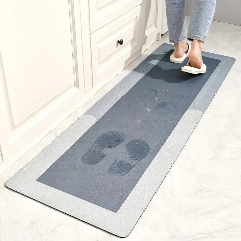 Tapete de Cozinha Antiderrapante Absorvente Premium da Achatudostore!